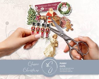 Classic Christmas Fussy Cuts and Journal Words, 2024, C14