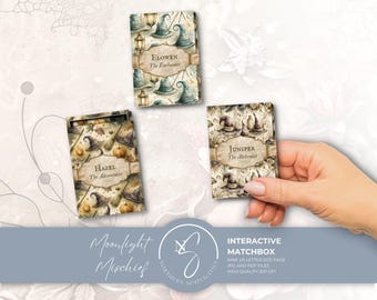 Moonlight Mischief Interactive Matchbox Kit, Witch Coven Halloween Folio, 2026