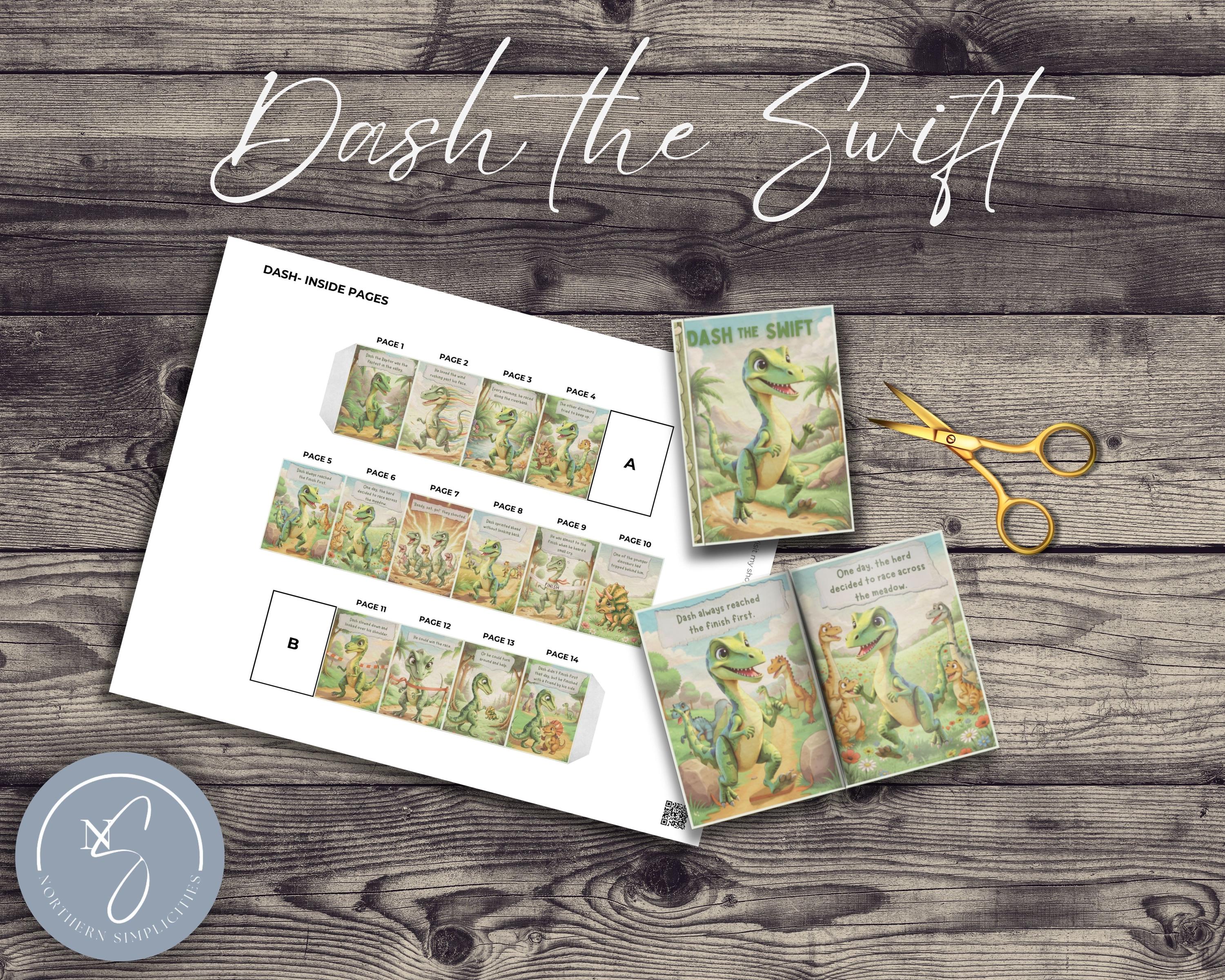 Mighty Roars Mini Book Collection, a Dinosaur Matchbox Set of Printable ...