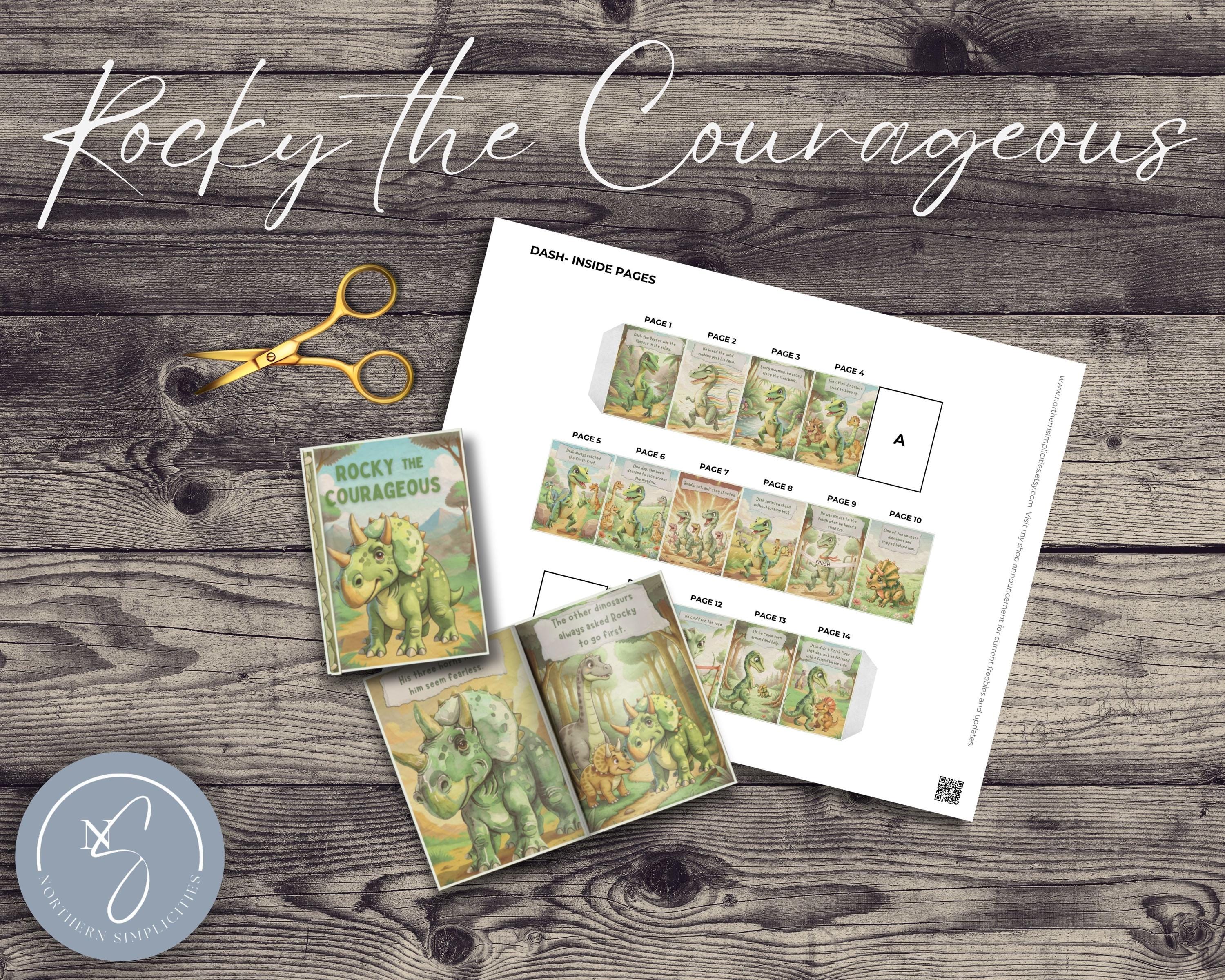 Mighty Roars Mini Book Collection, a Dinosaur Matchbox Set of Printable ...