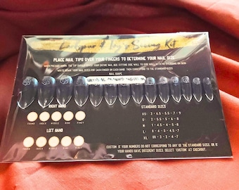 Apres Gel-x Sizing Kit for Almond Shape Fake Nails