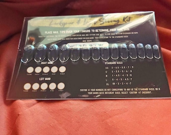 Apres Gel-x Sizing Kit for Round Shape Fake Nails