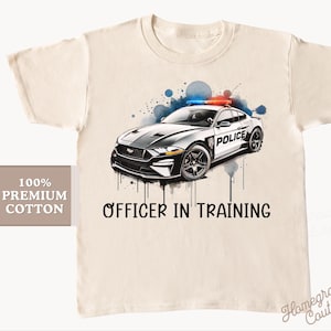 Police Car Youth Tshirt Baby Police First Responder Onesie® Funny Police Baby Bodysuit Cop Car Baby Body Suit Daddys Rookie Shirt For Boys