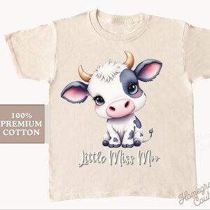 Highland Cow Kids Shirt Holy Cow I&#39;m Cute Cow Bodysuit Natural Cute Cow Onesie® Farm Baby Body suit Cow Baby Shower Onesie® Toddler Tshirt