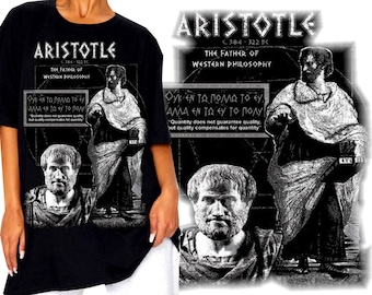 Camiseta de Aristóteles: Camiseta del filósofo griego antiguo