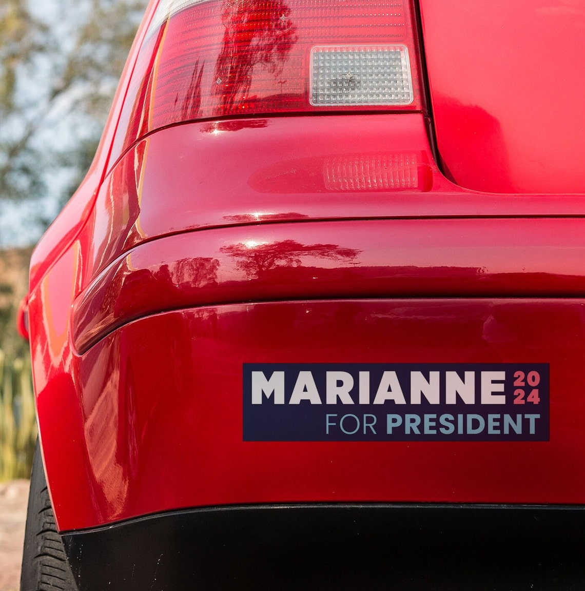 Marianne Williamson 2024 Bumper Sticker Marianne Williamson for