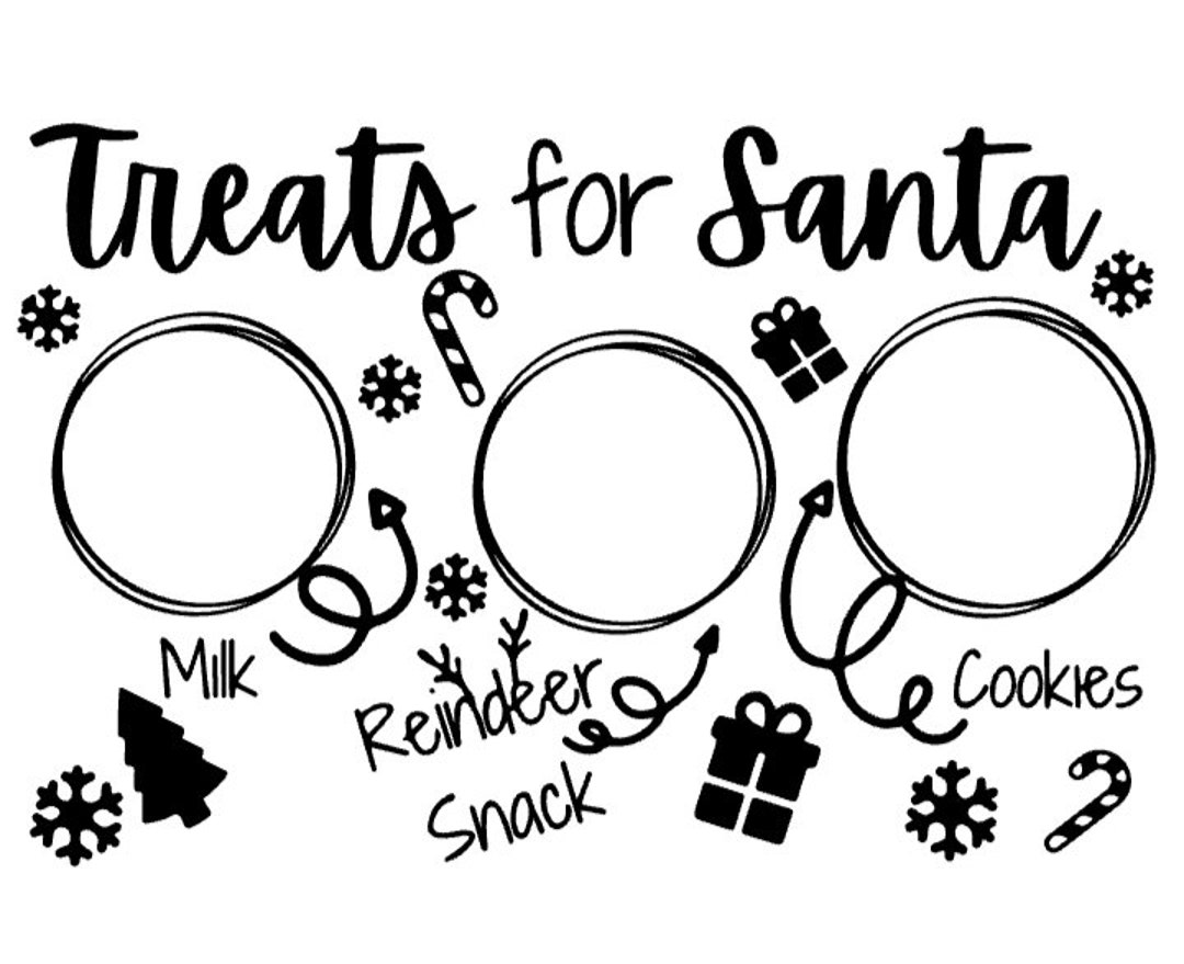 Treats for Santa SVG - Etsy