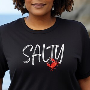 Salty Tshirt, Beach Shirt, Vacation Shirt, Trendy Beach Tee, Summer Shirt, Vacation Shirt Cute, Summer Trip, Girls Beach Trip, Matching
