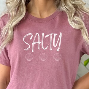 Salty Tshirt, Beach Shirt, Vacation Shirt, Trendy Beach Tee, Summer Shirt, Vacation Shirt Cute, Summer Trip, Girls Beach Trip, Matching