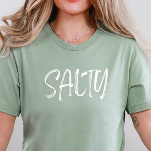 Salty Tshirt, Beach Shirt, Vacation Shirt, Trendy Beach Tee, Summer Shirt, Vacation Shirt Cute, Summer Trip, Girls Beach Trip, Matching
