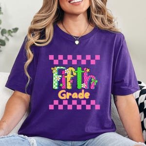 Fifth Grade Teacher T-shirt, 5th Grade Teacher Shirt, Back to School Shirt, 5th Grade Teacher Team Shirt, First Day of School, Teacher Gift