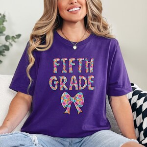 Fifth Grade Teacher T-shirt, 5th Grade Teacher Shirt, Back to School Shirt, 5th Grade Teacher Team Shirt, First Day of School, Teacher Gift