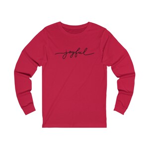 Freudiges Unisex Jersey Langarmshirt