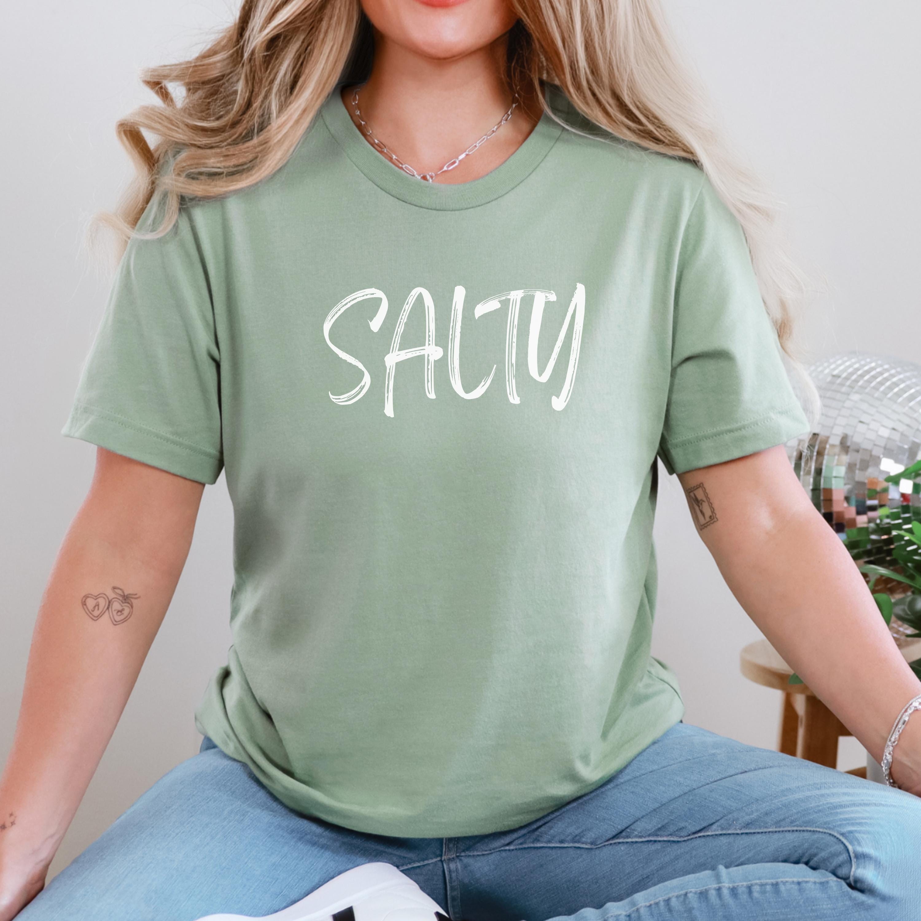 Salty Tshirt, Beach Shirt, Vacation Shirt, Trendy Beach Tee, Summer Shirt, Vacation Shirt Cute, Summer Trip, Girls Beach Trip, Matching