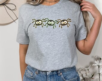 Spooky Season Shirt, Cute Halloween Tee, Trick or Treat Shirt, Spider Shirt, Fall Vibes, Funny Halloween Costume Idea, Halloween Party