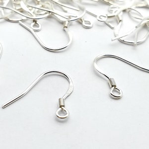 Sterling Silver Filled Earring Hook, 925 Sterling Silver Earring Findings