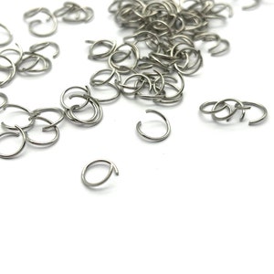 Stainless Steel Jump Rings, Jump Rings Open, Split Jump Rings