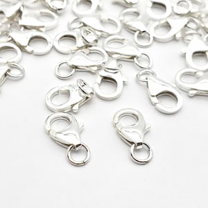 Sterling Silver Filled Lobster Claw Clasp, 925 Sterling Silver Clasp Findings