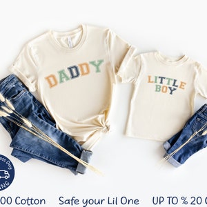 First father ‘s Day Daddy and Me Shirts. Baby Boy daddy Mini Shirts. Matching daddy Son Shirts. daddy and Me Outfits, First Father’s Day