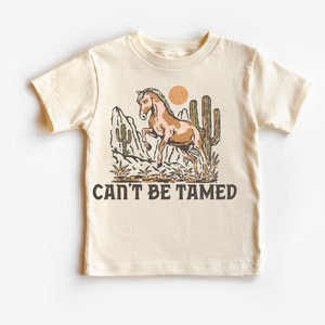 Western Horse Toddler Shirt: Can't Be Tamed Baby Bodysuit