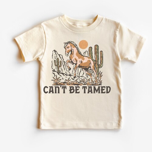 Western Horse Toddler Shirt: Can't Be Tamed Baby Bodysuit