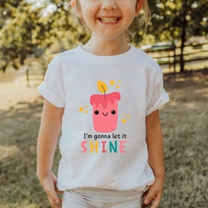 I'm Gonna Let It Shine Toddler Shirt: Christian Kids Tee image 4