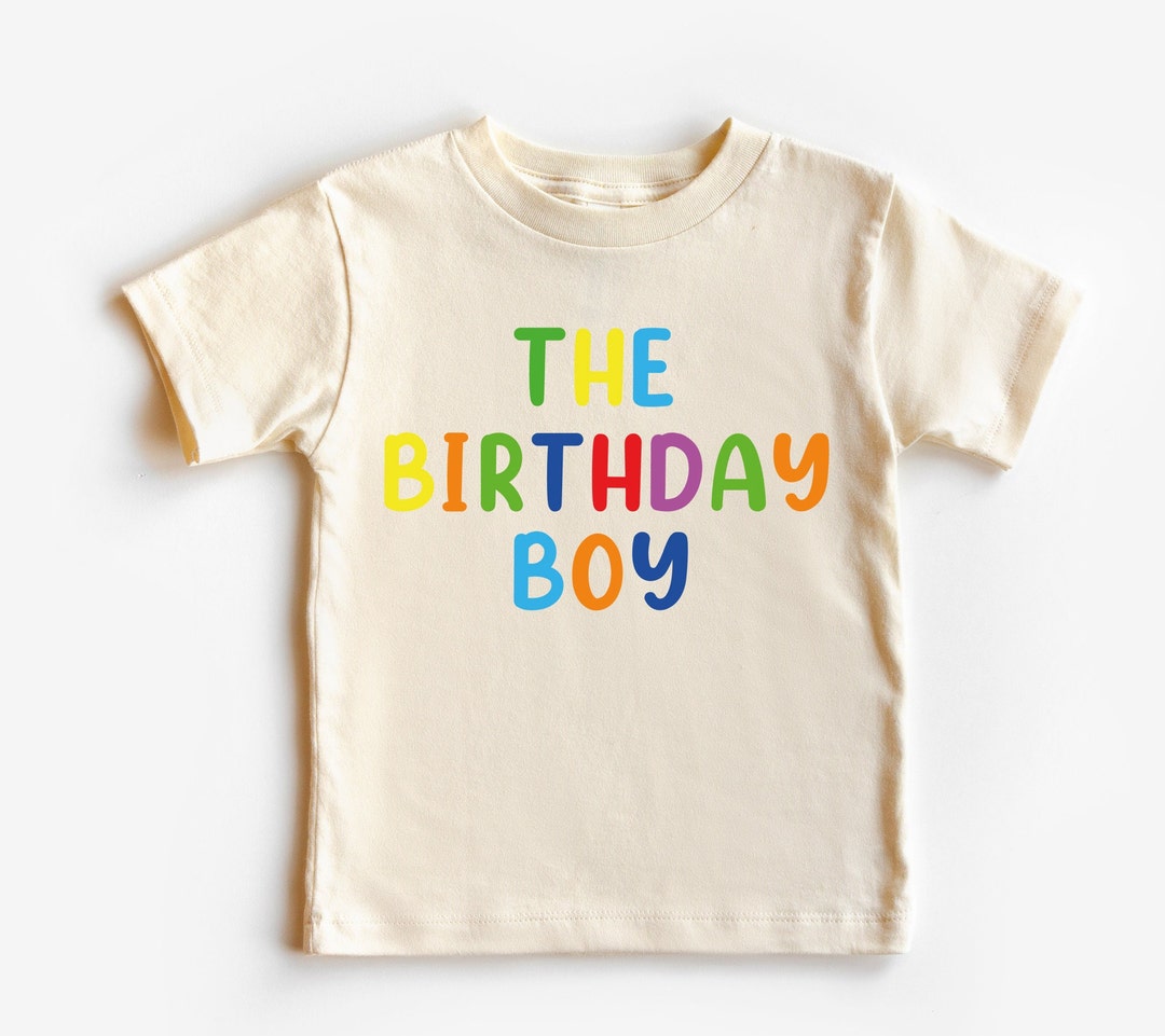 Colorful Baby Boy Birthday Shirt, Colorful Baby Birthday , Colorful Baby Birthday Toddler Shirt