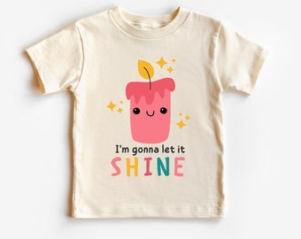 I'm Gonna Let It Shine Toddler Shirt: Christian Kids Tee