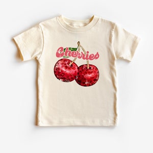 Cherry Vintage kids shirt , Retro Cherries Toddler Shirt, Cute Cherries Baby Tee, Retro Cherries bodysuit , Cherries Bodysuit