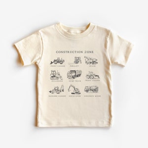 Camiseta para niño y body para bebé de zona de construcción, camiseta infantil de equipo de construcción
