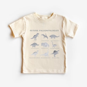 Future Paleontologist Toddlers Shirt and Baby Bodysuit, Dinosaur Kids Shirt, Dinosaur Lover Toddlers Shirt