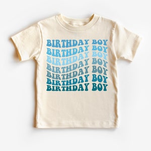 Birthday Boy Toddler Shirt, Retro Birthday Boy Shirt, Birthday Boy Wave Tee, Birthday Boy bodysuit, Birthday Boy shirt