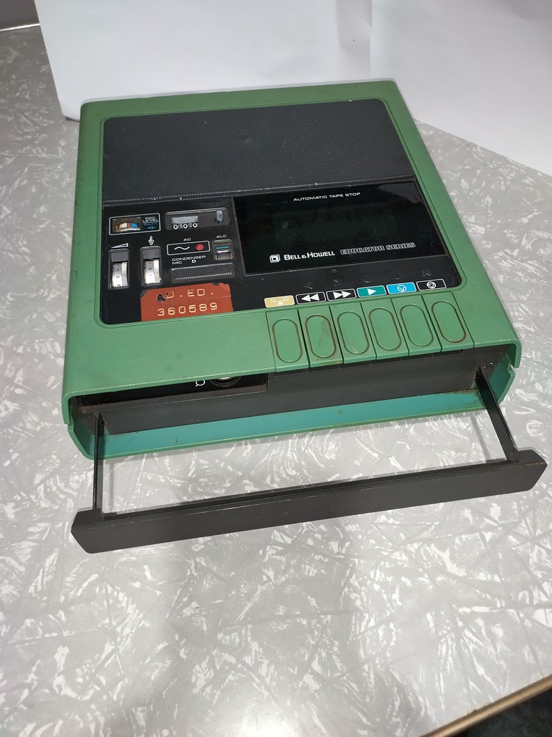 Bell & Howell 3085 Cassette Tape Player Recorder Educator Etsy