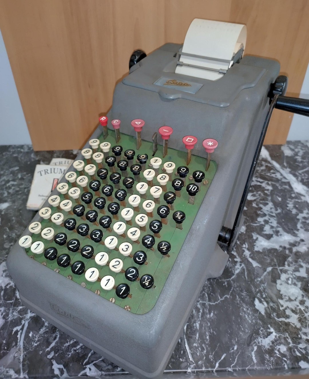 Addo Model 9-K Mechanical Adding Machine From 1927-1936 Made in Sweden ...