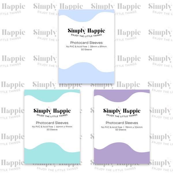 Pvc Free Photocard Etsy