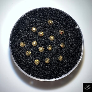 100% Swarovski crystal 2.3mm 10pc Gold