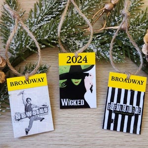 Broadway Program Ornaments (2&quot; x 1.3&quot;)