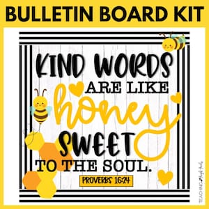Catholic Bulletin Board Kit | Classroom Decor Set | Door Decor | Calm Classroom Decor Easy Bulletin Board | Christian Class Door Decor Kit