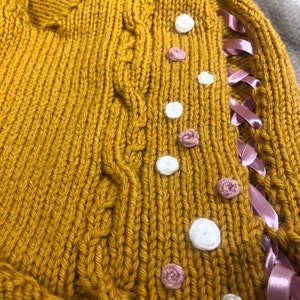 Roze vest - breipatroon