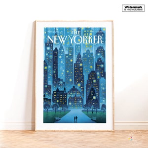 The New Yorker 2022 Magazine Cover Poster, Wall Art Print