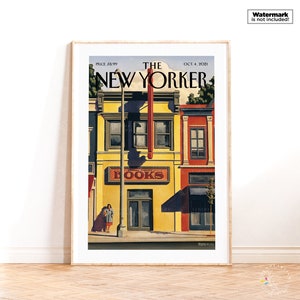 The New Yorker Magazine Cover Poster, Vintage Poster, Wall Art Print