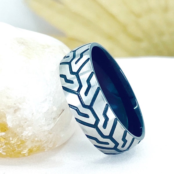 Tire Tread Ring Etsy