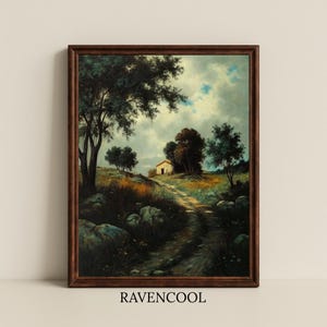 Serene Woodland Path Canvas Art: Calming Nature Landscape Print