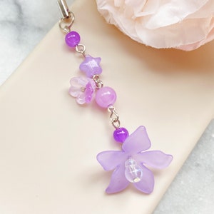 Flower Phone Charms, Kawaii Keychain, Y2k Charms, Handmade Phone Charm for AirPods, Backpacks, Handbags, Lunch bags, keychains