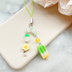 Trendy ice cream phone charms, kawaii Keychain, Y2k Charms, custom made  to use on phone cases, AirPods, keychains, backpacks, and handbags