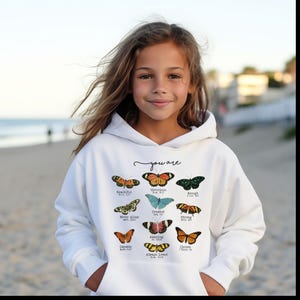 Butterfly Sweatshirt,butterfly lover gift,cottagecore shirt,boho nature sweatshirt,VINTAG Sweatshrt