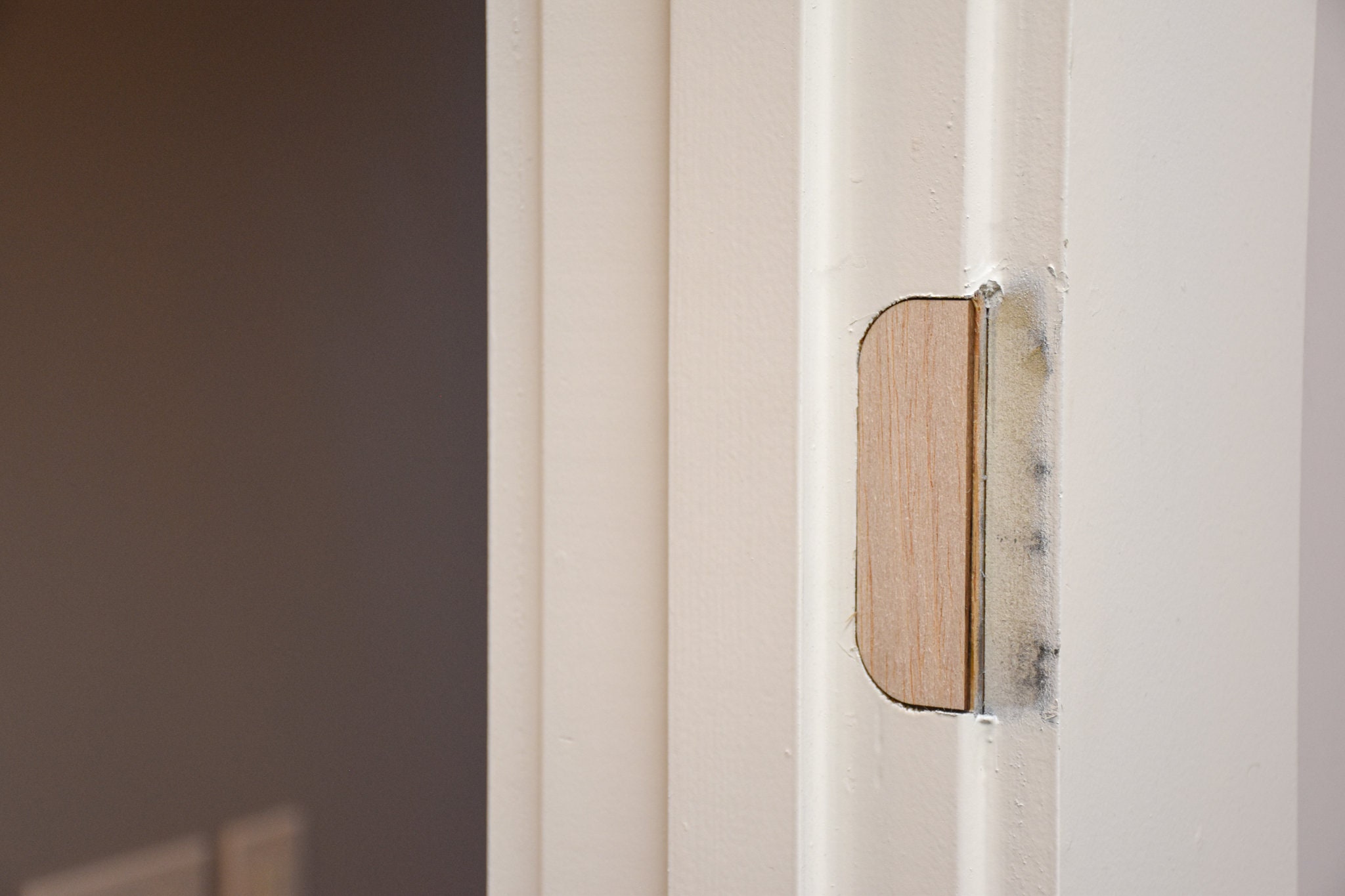 The Hinge Hider Door Hinge Filler Plates 3.5 Inch Wood Etsy