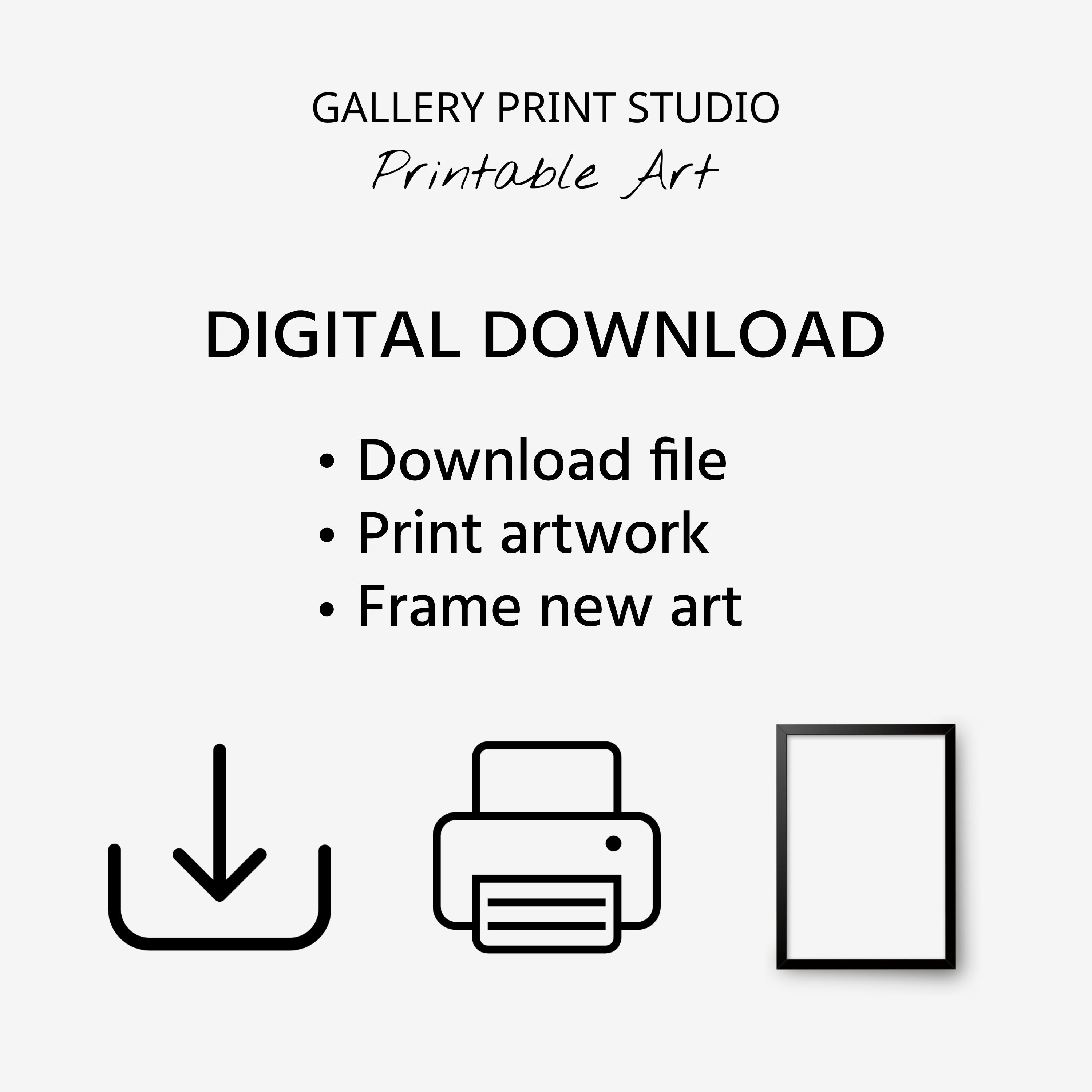 Colorful Broken Shapes Printable Modern Abstract Home Decor Etsy