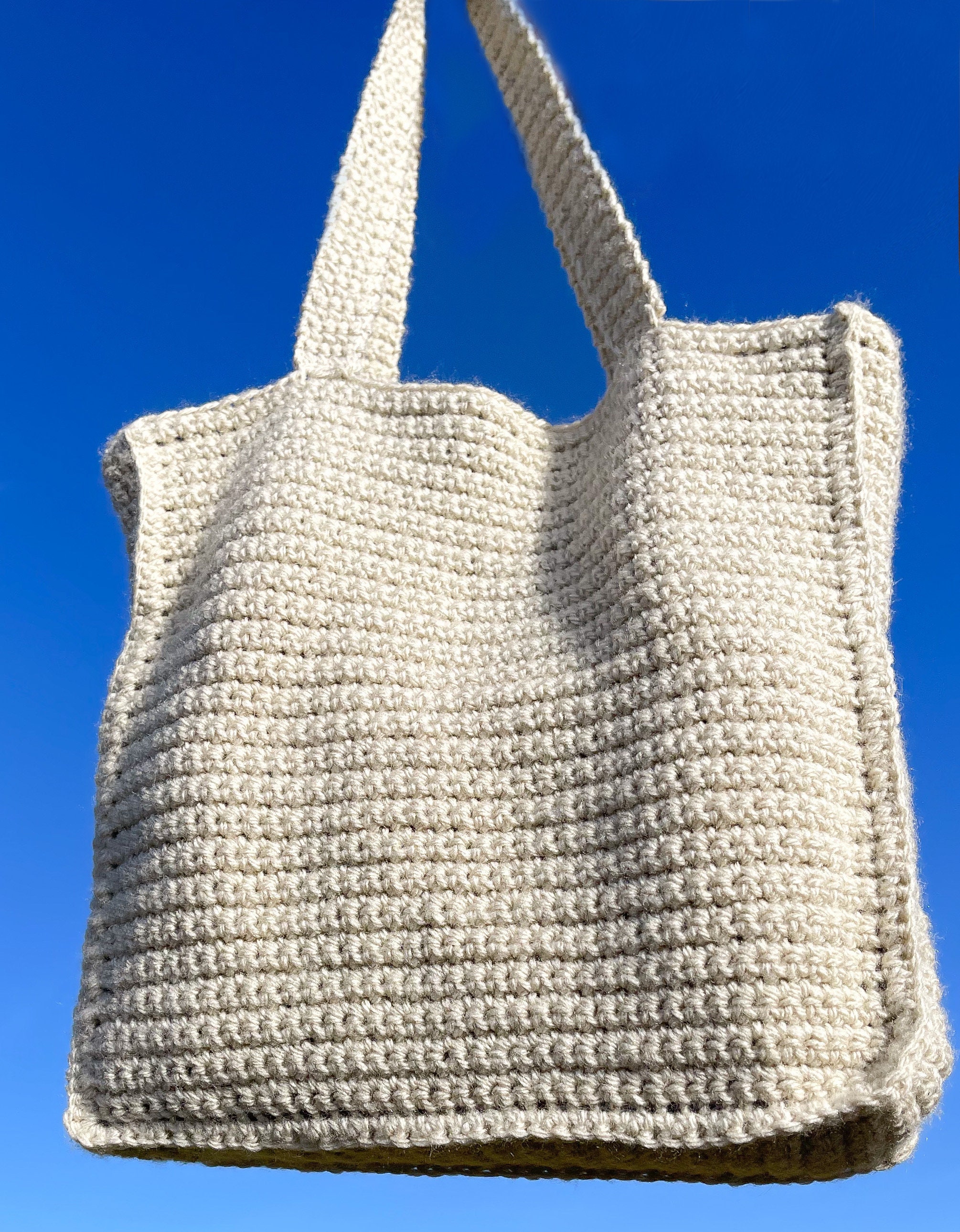 Small Crochet Tote Bag PDF Pattern Etsy