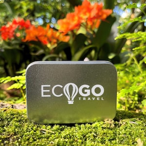EcoGo Travel Tins: Compact Storage Boxes with Lids - Set of 3